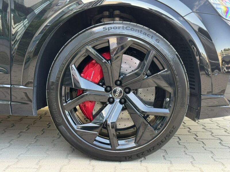 Audi RS Q8 600KM. Ceramika. B&O. Panorama. ACC. Gwarancja 05.2026. Karbon. FV23%.