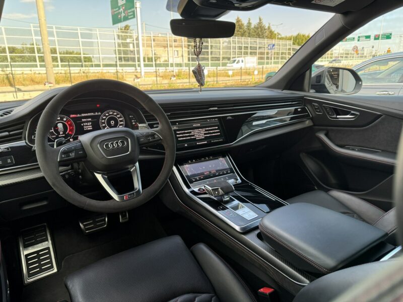 Audi RS Q8 600KM. Ceramika. B&O. Panorama. ACC. Gwarancja 05.2026. Karbon. FV23%.