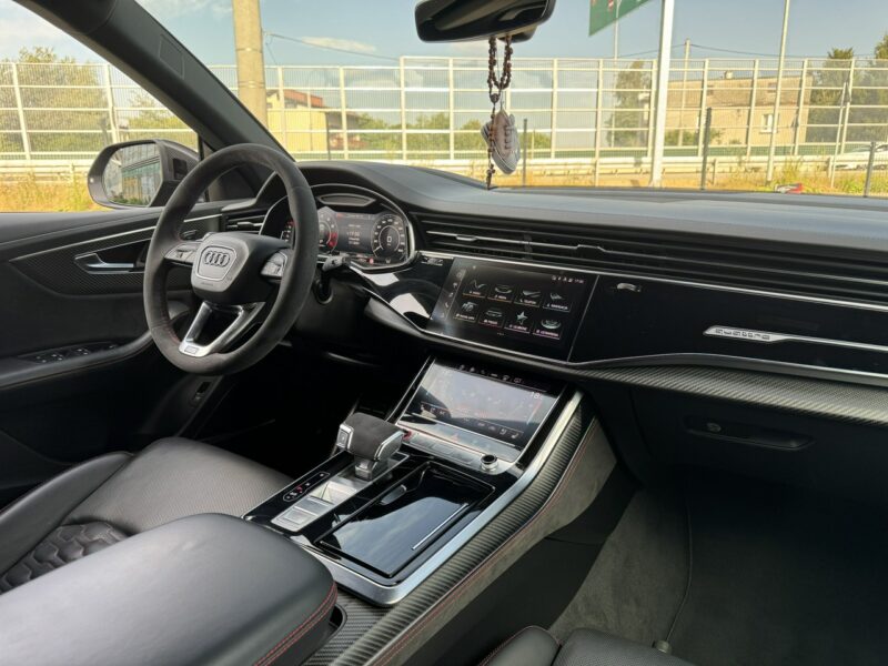 Audi RS Q8 600KM. Ceramika. B&O. Panorama. ACC. Gwarancja 05.2026. Karbon. FV23%.