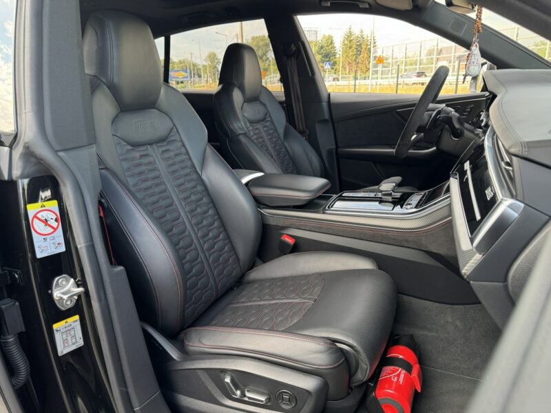 Audi RS Q8 600KM. Ceramika. B&O. Panorama. ACC. Gwarancja 05.2026. Karbon. FV23%.