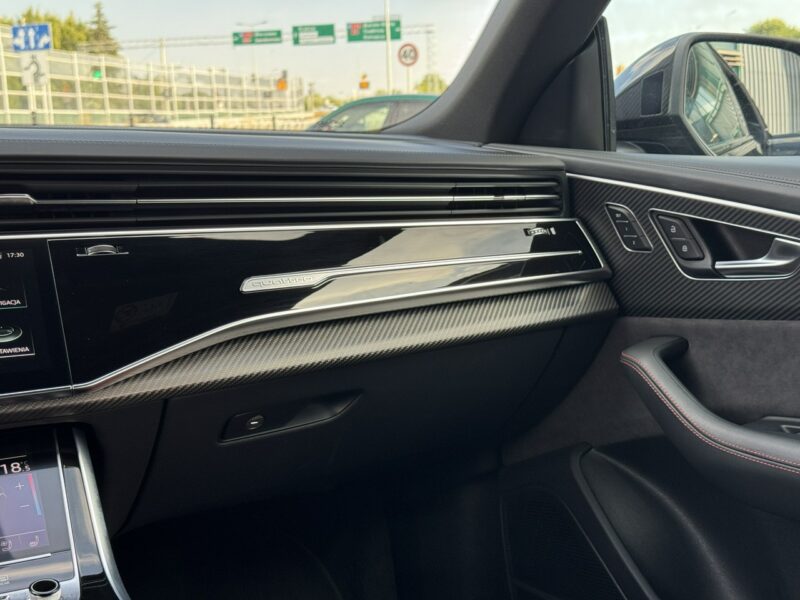 Audi RS Q8 600KM. Ceramika. B&O. Panorama. ACC. Gwarancja 05.2026. Karbon. FV23%.
