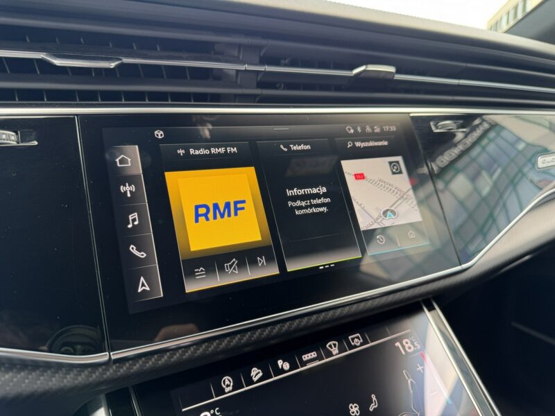 Audi RS Q8 600KM. Ceramika. B&O. Panorama. ACC. Gwarancja 05.2026. Karbon. FV23%.