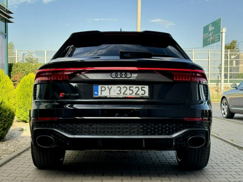 Audi RS Q8 600KM. Ceramika. B&O. Panorama. ACC. Gwarancja 05.2026. Karbon. FV23%.