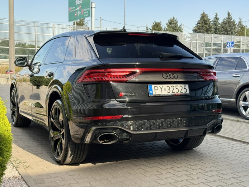 Audi RS Q8 600KM. Ceramika. B&O. Panorama. ACC. Gwarancja 05.2026. Karbon. FV23%.
