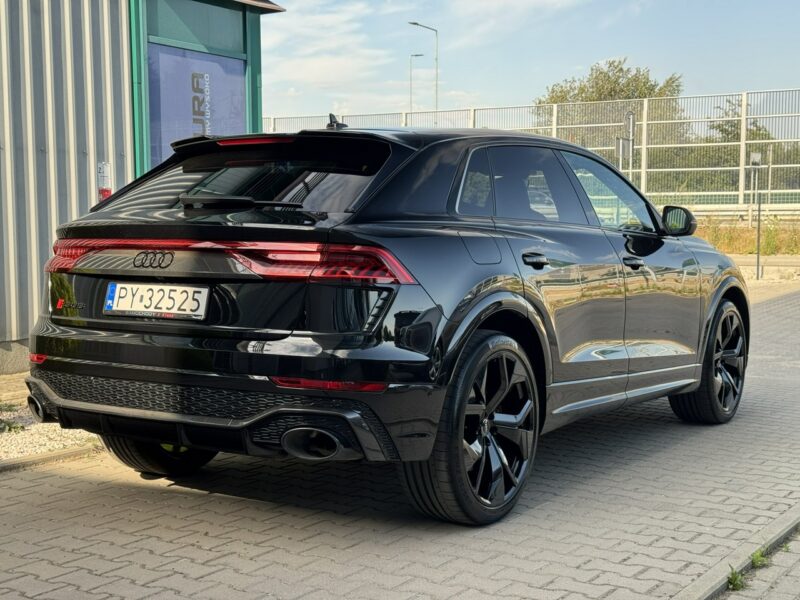 Audi RS Q8 600KM. Ceramika. B&O. Panorama. ACC. Gwarancja 05.2026. Karbon. FV23%.