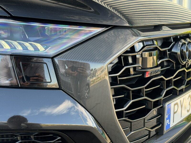 Audi RS Q8 600KM. Ceramika. B&O. Panorama. ACC. Gwarancja 05.2026. Karbon. FV23%.