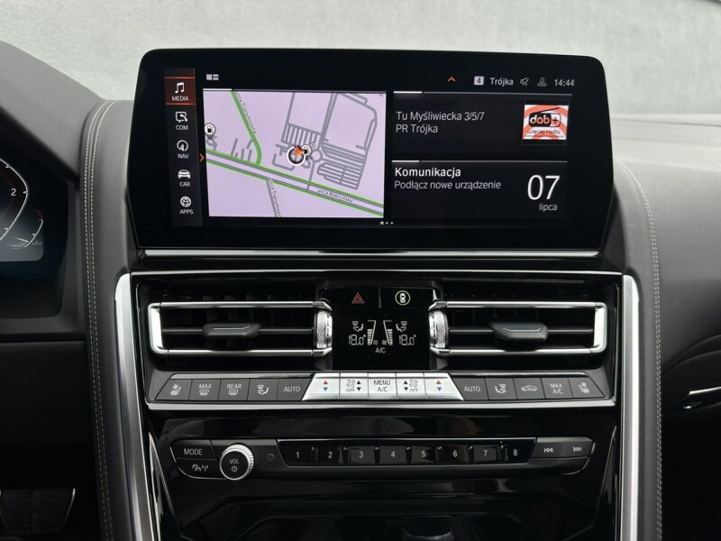 BMW 840 Coupe, 340km, M-Pakiet, FV-23%, Head-UP, Dociągi, harman/kardon G15 (2018-)