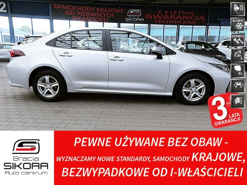 Toyota Corolla 1,6 16V 132km Led+ACC+PCS+RSA 3LataGWARANCJA 1wł Kraj Bezwypadkwy F23% E21 (2019-)