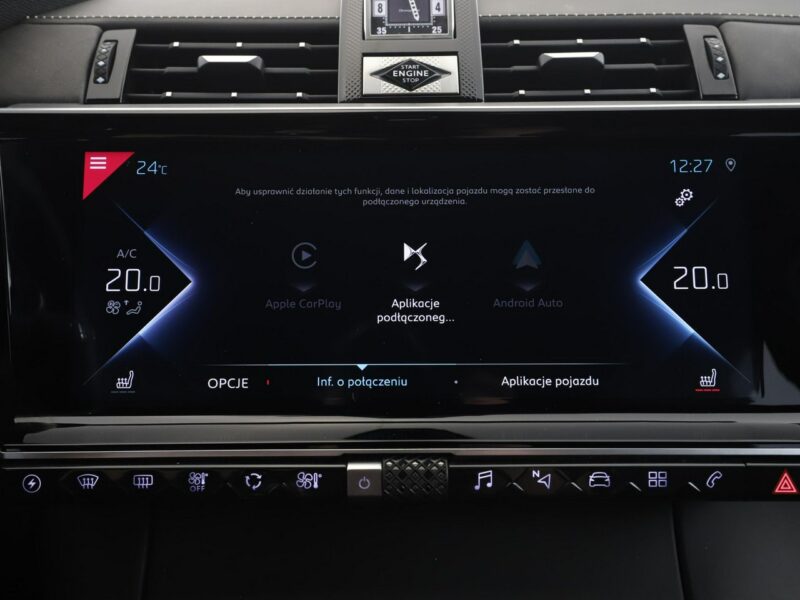 DS Automobiles DS 7 Crossback FV23 OPERA Automat Navi ACC Wentylowana Skóra Masaże Focal Kamera LED