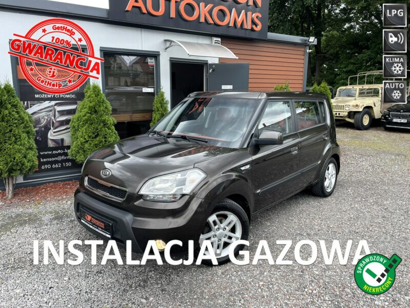 Kia Soul Klimatyzacja, LPG do 2028r, Czujniki Parkowania,USB,El. Szyby/Lusterka I (2009-2014)
