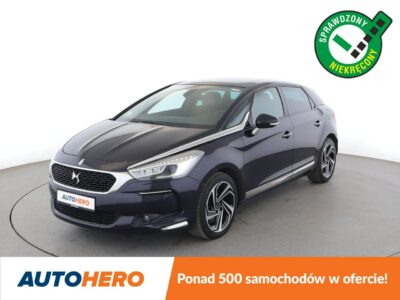 DS Automobiles DS 5 automat bi-xenon szyberdach navi kamera i czujniki parkowania skóra/al