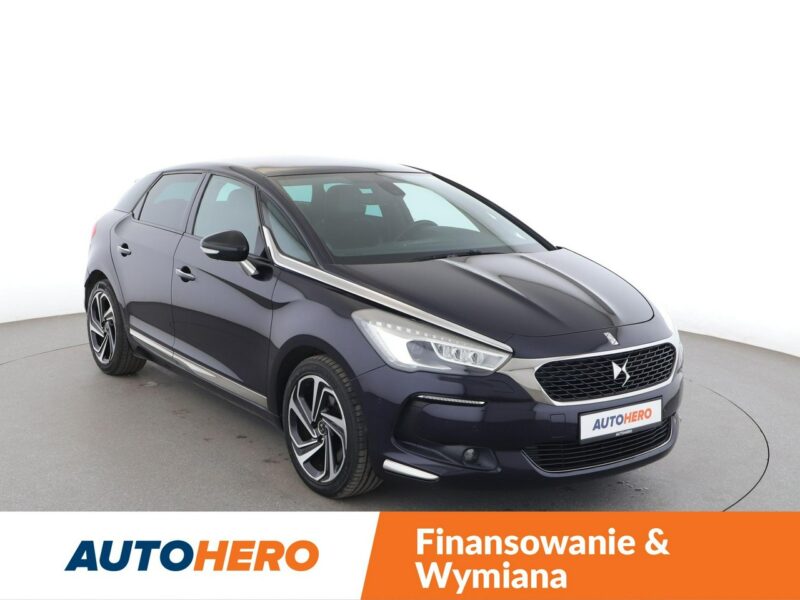 DS Automobiles DS 5 automat bi-xenon szyberdach navi kamera i czujniki parkowania skóra/al