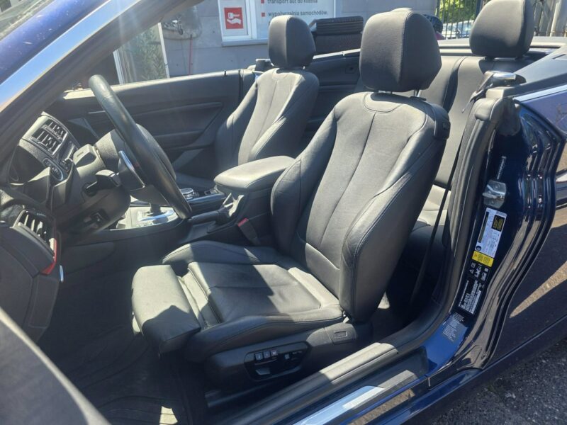 BMW 230 2.0 Turbo 245 KM, Cabrio, Android Auto, Kamera, Bluetooth, Łopatki F87