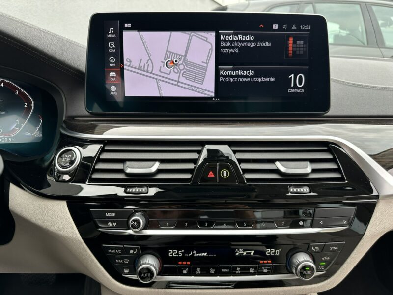 BMW 520 xDrive, 190KM, FV-23%, Fotele sportowe, Kamera cofania, Salon PL G30/G31 (2017-2023)