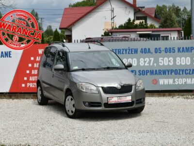 Škoda Roomster 1.4TDi 80KM 2008r. Klima TEMPOMAT isofix POLECAM I (2006-)