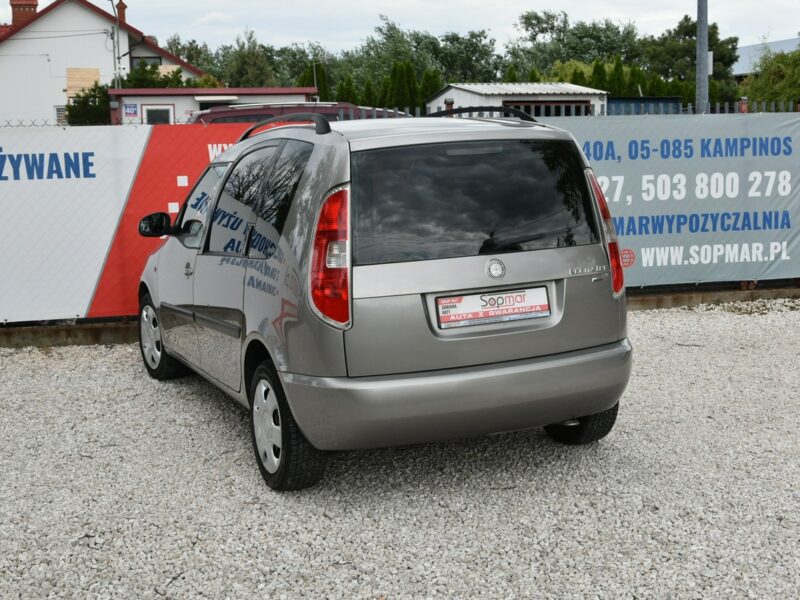 Škoda Roomster 1.4TDi 80KM 2008r. Klima TEMPOMAT isofix POLECAM I (2006-)