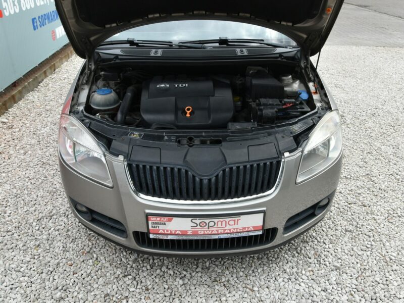 Škoda Roomster 1.4TDi 80KM 2008r. Klima TEMPOMAT isofix POLECAM I (2006-)