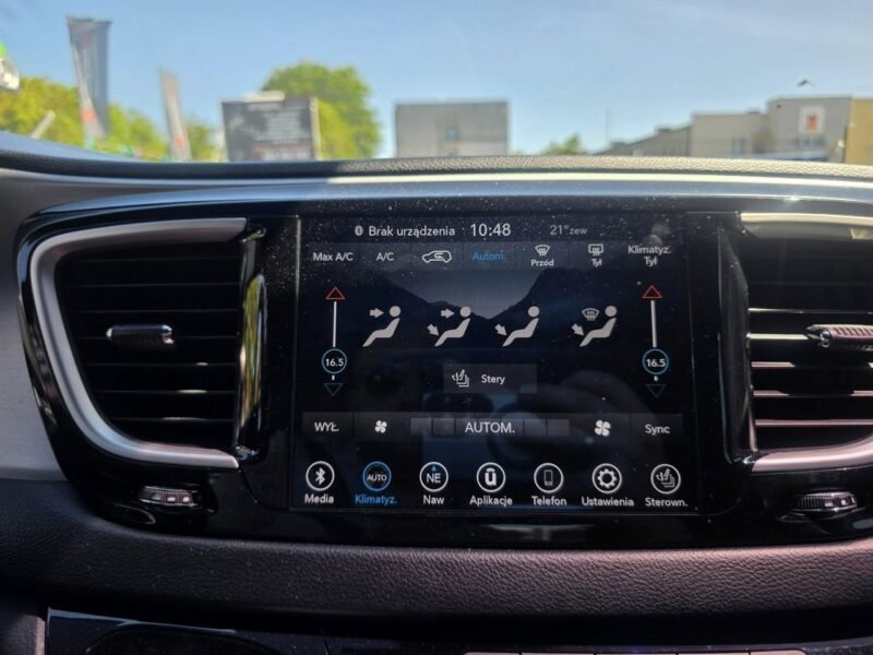 Chrysler Pacifica 3.6 Ben + LPG, 4x4, Radar, Kamery 360, Bluetooth, Skóra, El. Drzwi