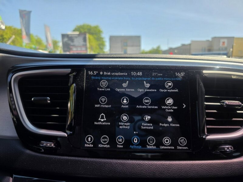 Chrysler Pacifica 3.6 Ben + LPG, 4x4, Radar, Kamery 360, Bluetooth, Skóra, El. Drzwi
