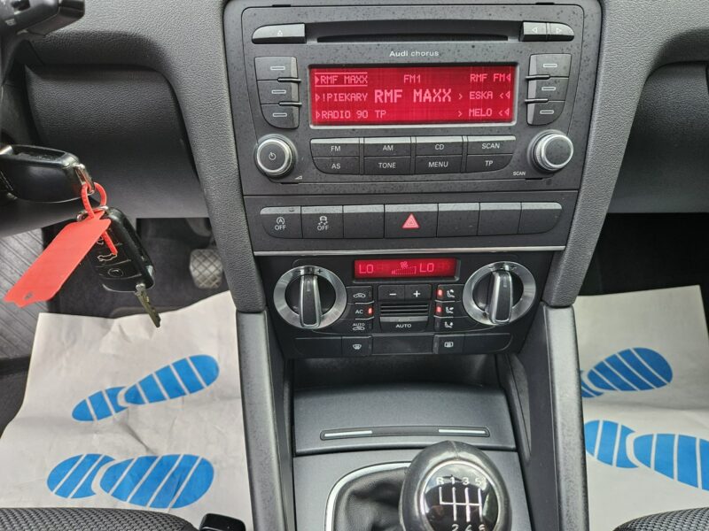 Audi A3 Po Lifcie / Klima 2 strefowa / Po rozrządzie / Tempomat / 6 Biegów 8P (2003-2012)
