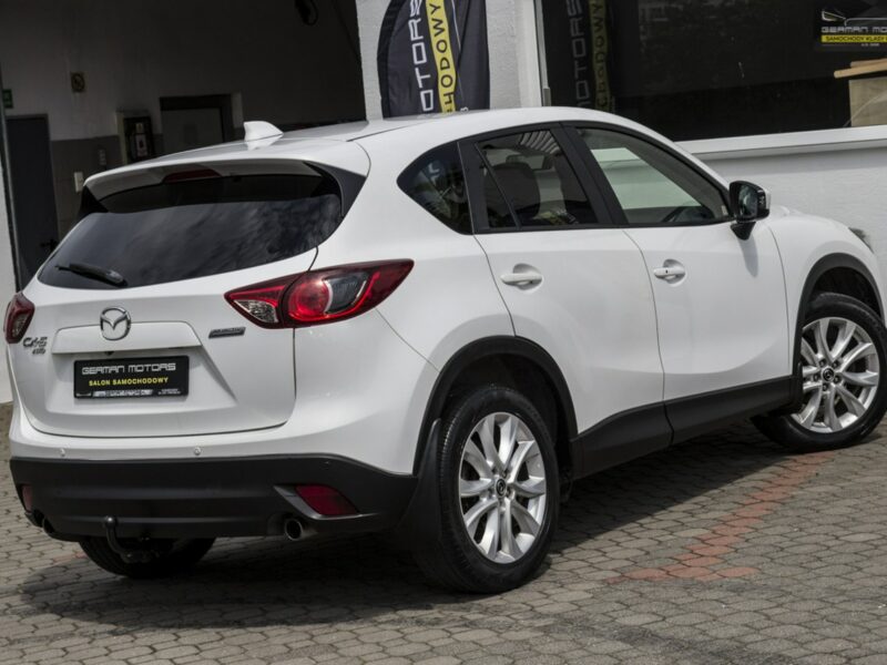 Mazda CX-5 AWD / Xenon / Kamera / Skóry / Biała Perła /Bezwypadkowy / Gwarancja I (2012-2017)