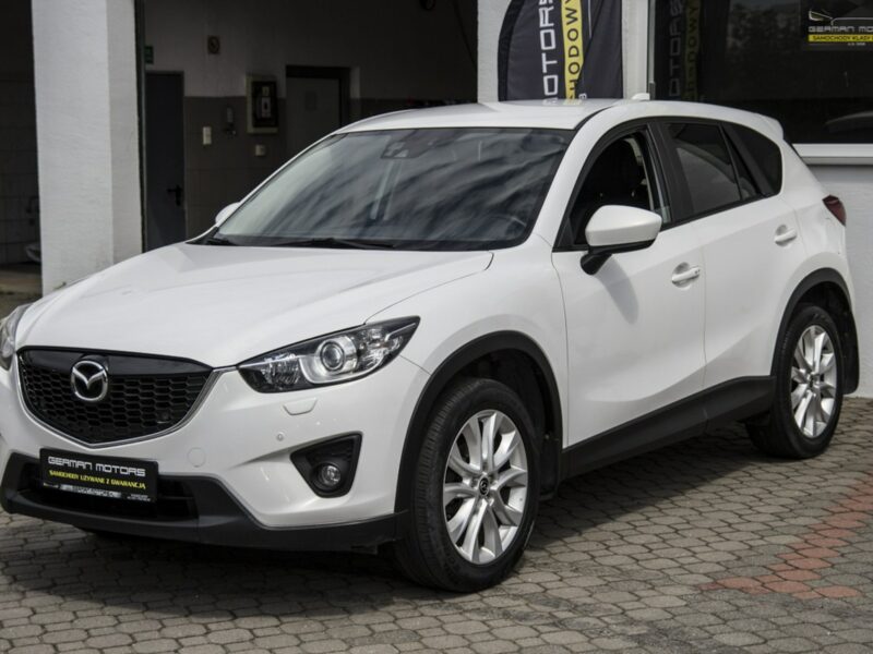 Mazda CX-5 AWD / Xenon / Kamera / Skóry / Biała Perła /Bezwypadkowy / Gwarancja I (2012-2017)
