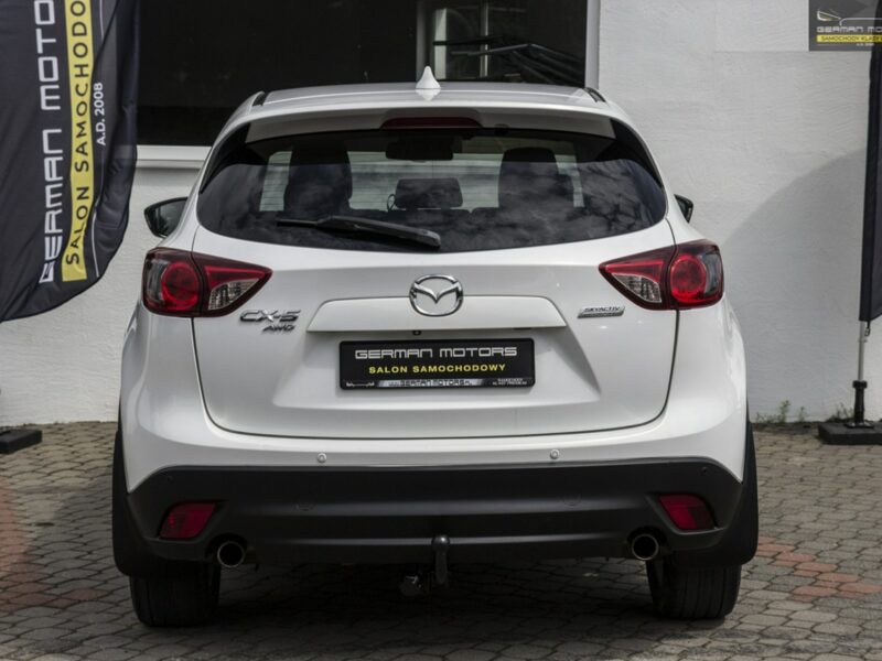 Mazda CX-5 AWD / Xenon / Kamera / Skóry / Biała Perła /Bezwypadkowy / Gwarancja I (2012-2017)