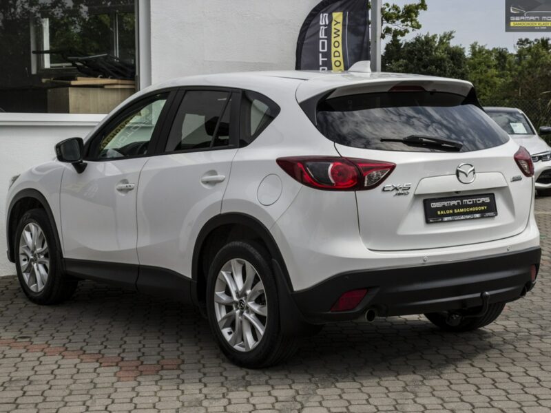 Mazda CX-5 AWD / Xenon / Kamera / Skóry / Biała Perła /Bezwypadkowy / Gwarancja I (2012-2017)