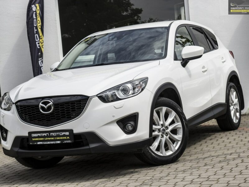 Mazda CX-5 AWD / Xenon / Kamera / Skóry / Biała Perła /Bezwypadkowy / Gwarancja I (2012-2017)