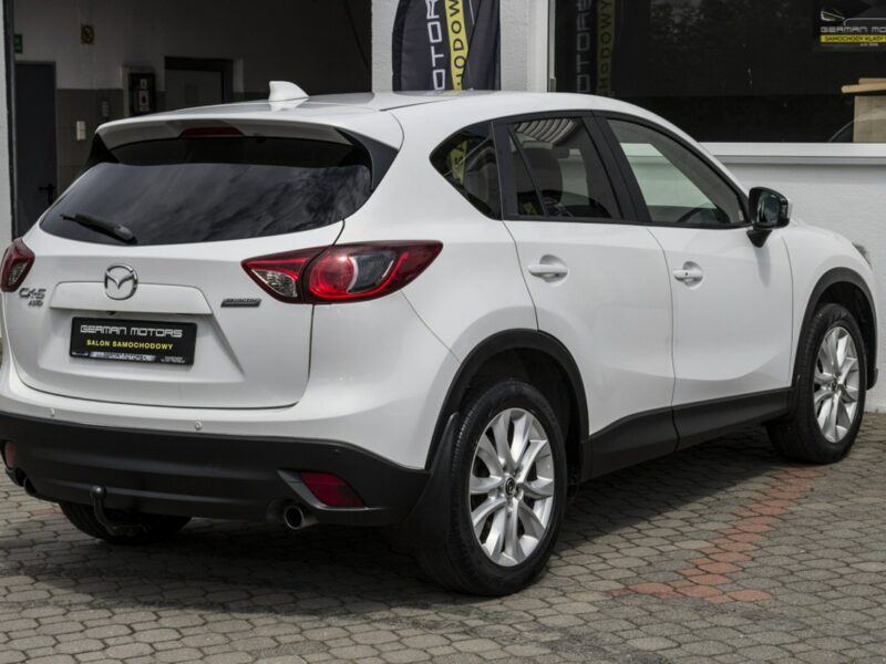 Mazda CX-5 AWD / Xenon / Kamera / Skóry / Biała Perła /Bezwypadkowy / Gwarancja I (2012-2017)