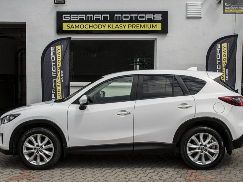 Mazda CX-5 AWD / Xenon / Kamera / Skóry / Biała Perła /Bezwypadkowy / Gwarancja I (2012-2017)