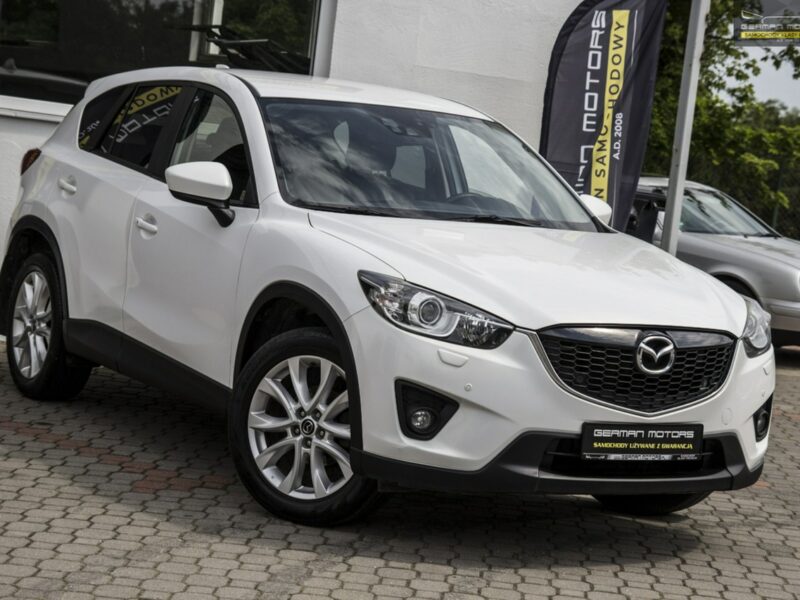 Mazda CX-5 AWD / Xenon / Kamera / Skóry / Biała Perła /Bezwypadkowy / Gwarancja I (2012-2017)