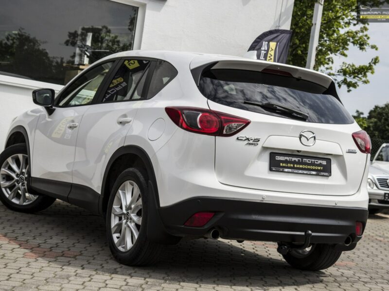 Mazda CX-5 AWD / Xenon / Kamera / Skóry / Biała Perła /Bezwypadkowy / Gwarancja I (2012-2017)