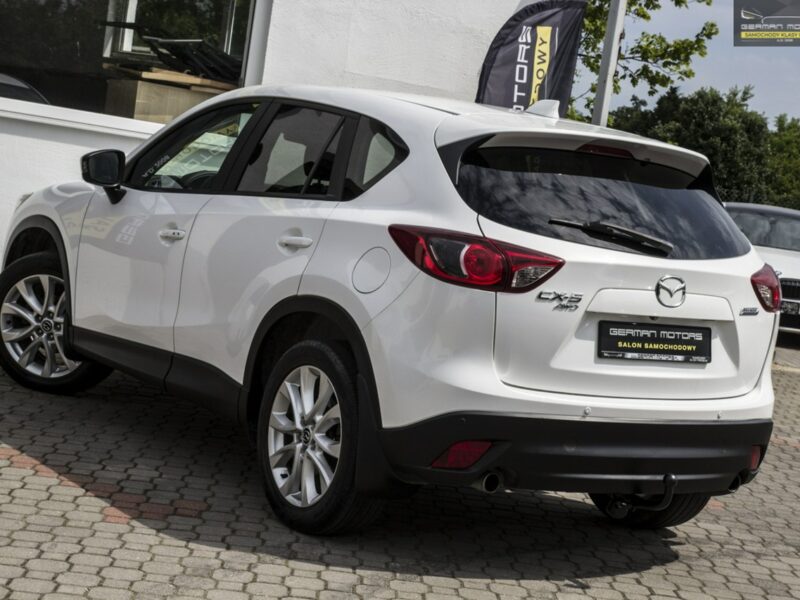 Mazda CX-5 AWD / Xenon / Kamera / Skóry / Biała Perła /Bezwypadkowy / Gwarancja I (2012-2017)