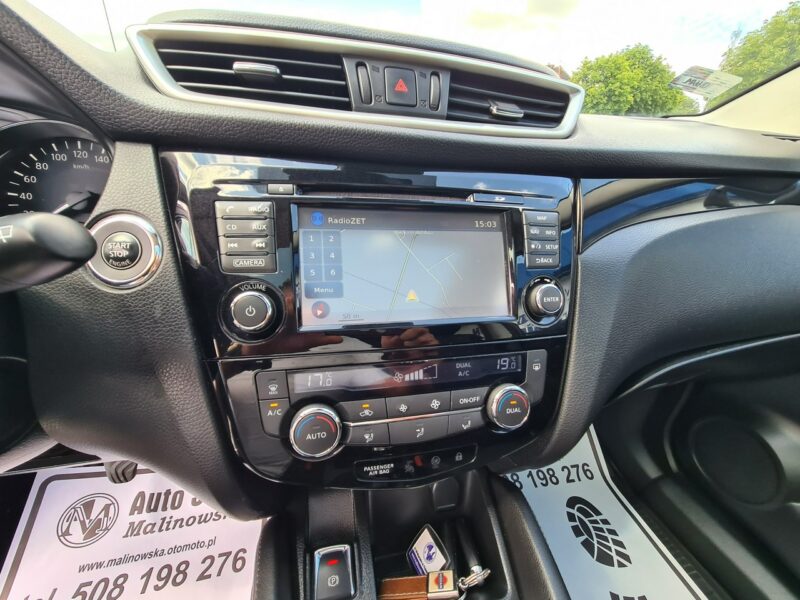 Nissan Qashqai SzklanyDach Navi Kamera 360* 2xPDC Wolne Ręce Radar Asystent Pasa Alu II (2013-2021)