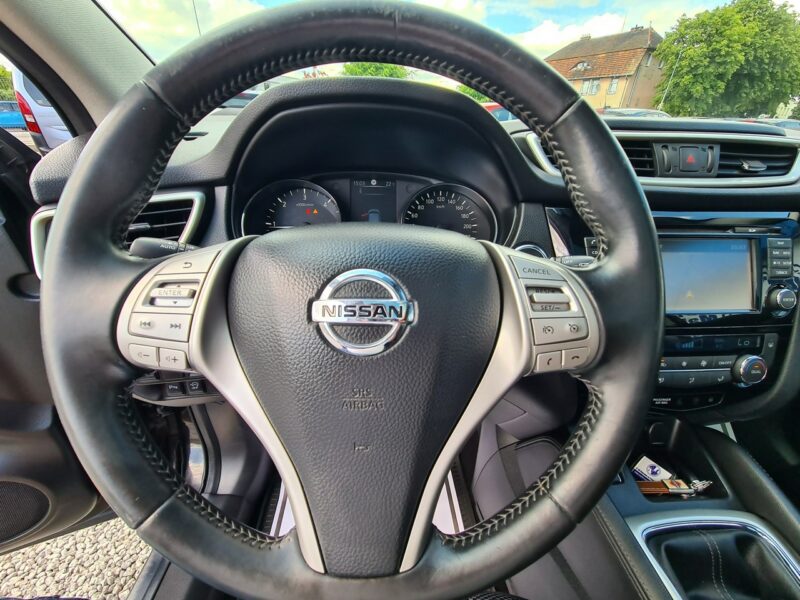 Nissan Qashqai SzklanyDach Navi Kamera 360* 2xPDC Wolne Ręce Radar Asystent Pasa Alu II (2013-2021)