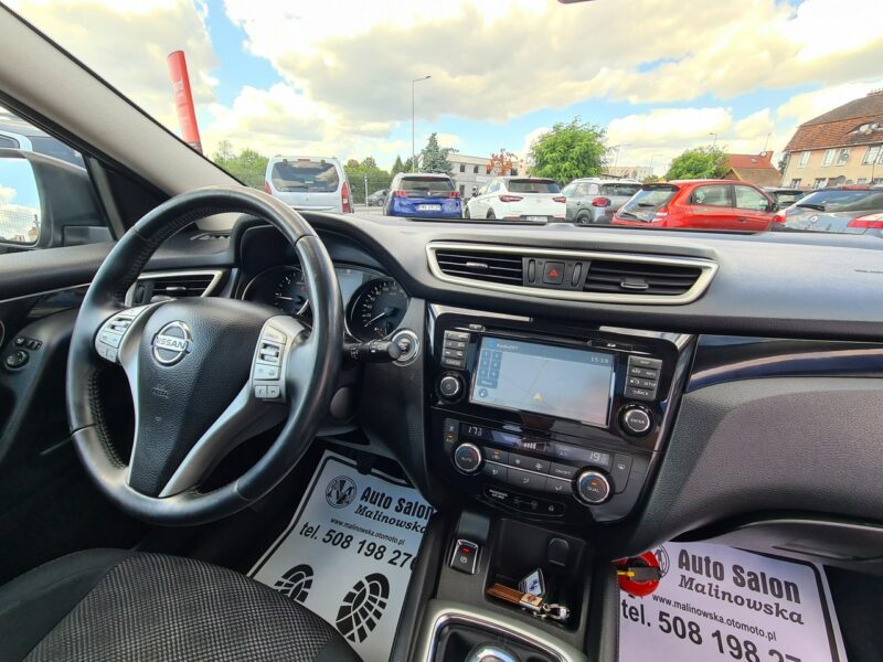 Nissan Qashqai SzklanyDach Navi Kamera 360* 2xPDC Wolne Ręce Radar Asystent Pasa Alu II (2013-2021)