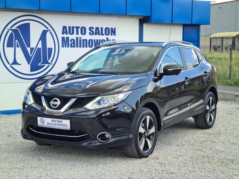 Nissan Qashqai SzklanyDach Navi Kamera 360* 2xPDC Wolne Ręce Radar Asystent Pasa Alu II (2013-2021)