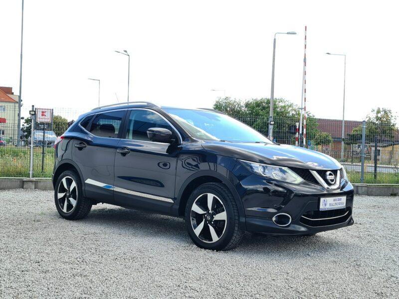 Nissan Qashqai SzklanyDach Navi Kamera 360* 2xPDC Wolne Ręce Radar Asystent Pasa Alu II (2013-2021)