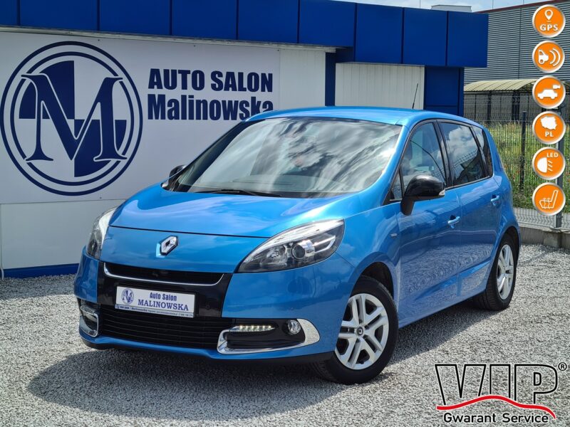 Renault Scenic BOSE Navi Kamera 2xPDC Grzane Fotele Półskóry Klimatronik Sensory Led III (2009-2016)