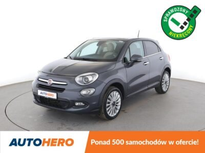 Fiat 500x Lounge automat panorama grzane fotele+kier. PDC navi półskóra tempomat