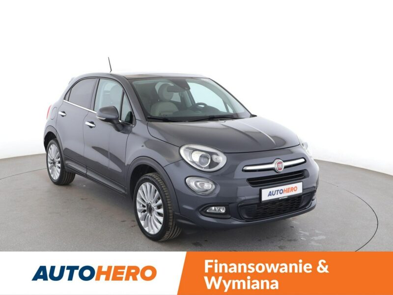 Fiat 500x Lounge automat panorama grzane fotele+kier. PDC navi półskóra tempomat
