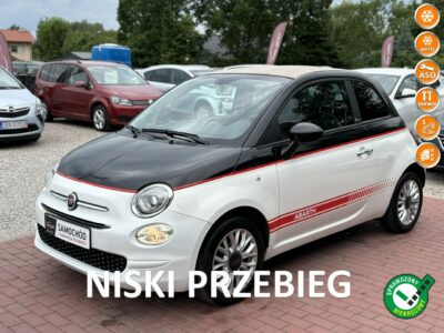 Fiat 500 500e, Cabrio, Niski Przebieg, Gwarancja, Super Stan I (2007-)