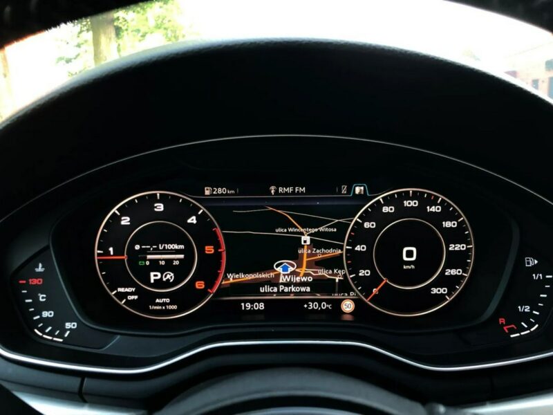 Audi A5 Sportback 2018r S-line 2.0 TDI 190KM S-tronic Alcantara Matrix Virtual F5 (2016-)