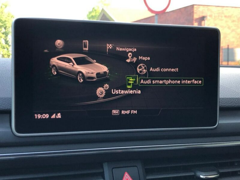 Audi A5 Sportback 2018r S-line 2.0 TDI 190KM S-tronic Alcantara Matrix Virtual F5 (2016-)