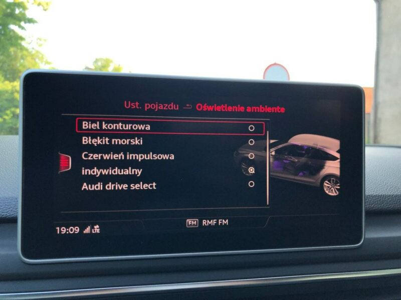 Audi A5 Sportback 2018r S-line 2.0 TDI 190KM S-tronic Alcantara Matrix Virtual F5 (2016-)