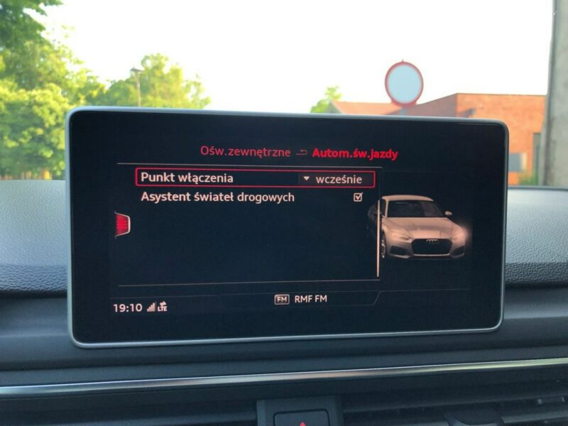 Audi A5 Sportback 2018r S-line 2.0 TDI 190KM S-tronic Alcantara Matrix Virtual F5 (2016-)