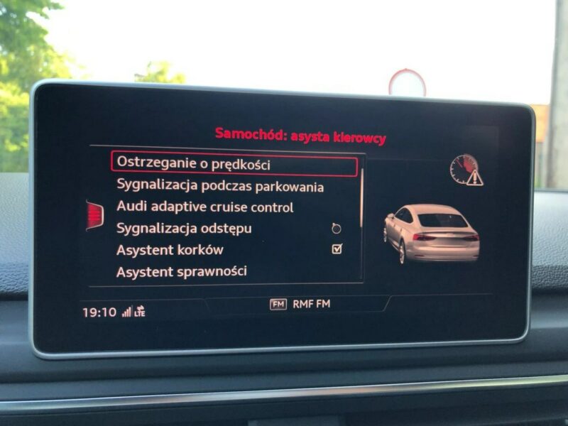 Audi A5 Sportback 2018r S-line 2.0 TDI 190KM S-tronic Alcantara Matrix Virtual F5 (2016-)
