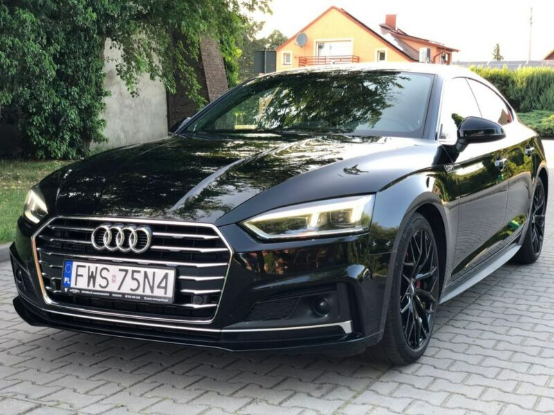 Audi A5 Sportback 2018r S-line 2.0 TDI 190KM S-tronic Alcantara Matrix Virtual F5 (2016-)