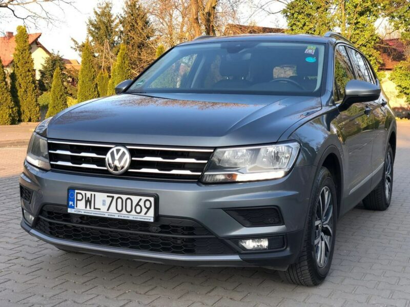 Volkswagen Tiguan Bezwypadkowy Mk2 2018 2.0 TDI 150 KM 7 osób Automat Navi Led Hak Dsg II (2016-2024)